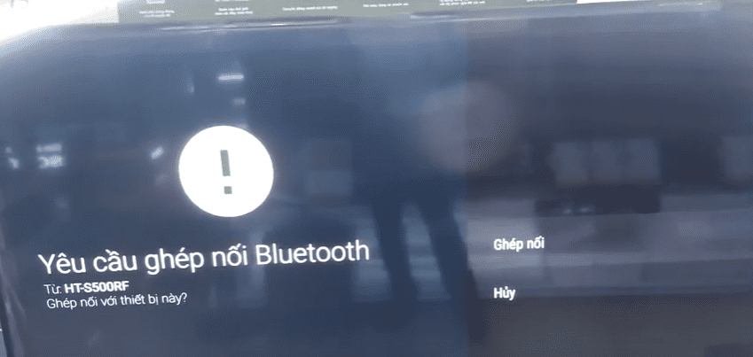 Kết nối loa Bluetooth với tivi Sony