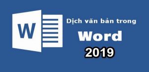 Dich trong word 2019